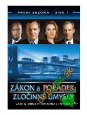  Zákon a pořádek: Zločinné úmysly 01 DVD - suprshop.cz