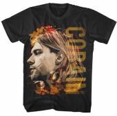 COBAIN KURT =T-SHIRT=  - TR COLOURED SIDE VIEW -L-