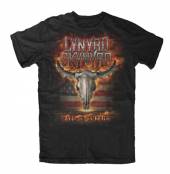 LYNYRD SKYNYRD =T-SHIRT=  - TR FLAMING SKULL -XXL-