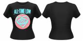 ALL TIME LOW =T-SHIRT=  - TR CANDY HEART -L- GIRLIE