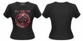 ALL TIME LOW =T-SHIRT=  - TR WINTER FLOWERS -L-GIRLS