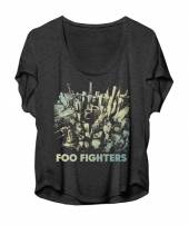 FOO FIGHTERS =T-SHIRT=  - TR SONIC HIGHWAYS -L- GIRLIE