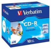 VERBATIM  - CD VERBATIM CD-R 700MB 10ER BEDR