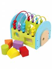  Dřevěný edukační domeček Baby Mix Zelená  - supershop.sk