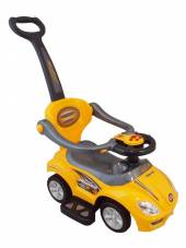  Dětské hrající jezdítko 3v1 Baby Mix yellow Žlutá  - supershop.sk