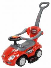  Dětské hrající jezdítko 3v1 Baby Mix red Červená  - supershop.sk