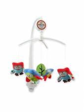  Kolotoč nad postýlku Baby Mix Sovy Dle obrázku  - supershop.sk