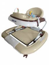  Dětské chodítko s houpačkou Baby Mix béžové Béžová  - supershop.sk