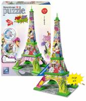  3D PUZZLE Eiffelova věž POP ART, 216 dílků - suprshop.cz