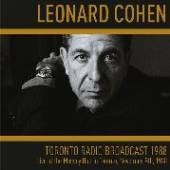 LEONARD COHEN  - CD TORONTO RADIO BROADCAST 1988