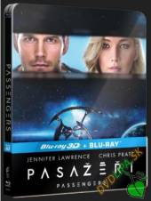  PASAŽÉŘI (Passengers) Blu-ray 3D + 2D STEELBOOK [BLURAY] - suprshop.cz