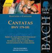 BACH JOHANN SEBASTIAN - RILLIN  - CD CANTATAS BWV 179-181