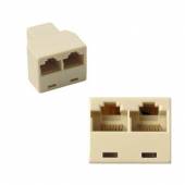  ROZDVOJKA RJ45, 2xF-1xF (3xF) - suprshop.cz