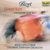 CINCINNATI SYM ORC/LOPEZ-COBOS  - CD BIZET: CARMEN/SYMPHONY NO 1