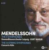 MENDELSSOHN-BARTHOLDY FELIX  - 6xCD STRING SYMPHONIES