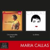 CALLAS MARIA  - 2xCD INCOMPARABLE/LA DIVINA 1
