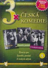  3X CESKA KOMEDIE 09 - ŽIVOT JE PES / ZAOSTŘIT PROSÍM! / Z ČESKÝCH MLÝNŮ  - suprshop.cz