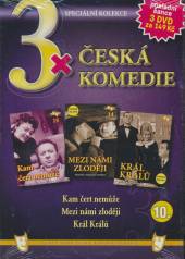  FILM 3X CESKA KOMEDIE 10 - KAM ČERT NEMŮŽE / MEZI NÁMI ZLODĚJI / KRÁL KRÁLŮ - suprshop.cz