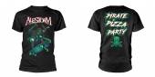 ALESTORM =T-SHIRT=  - TR PIRATE PIZZA PARTY -XL-