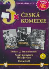  3X CESKA KOMEDIE 01 - HOSTINEC U KAMENNÉHO STOLU/VZORNÝ KINEMATOGRAF HAŠKA JAROSLAVA/FLORENC - suprshop.cz