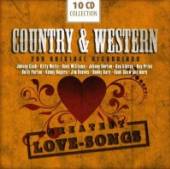 CASH/WILLIAMS/GIBSON/PRICE  - 10xCD COUNTRY & WESTERN LOVE SONGS