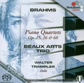 BRAHMS J.  - 2xCD PIANO QUARTETS OP.25,26 &