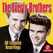 EVERLY BROTHERS  - 3xCD 60 ESSENTIAL RECORDINGS