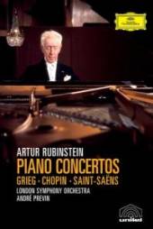 RUBINSTEIN A.  - DVD PIANO CONCERTOS GRIEG/SAI