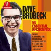 BRUBECK DAVE  - 3xCD 60 ESSENTIAL RECORDINGS