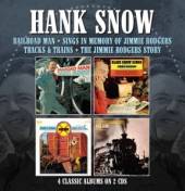 SNOW HANK  - 2xCD RAILROAD MAN / SINGS IN..