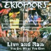 EKTOMORF  - 2xDVD LIVE AND RAW +CD