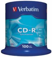 VERBATIM  - CD VERBATIM CD-R 700MB 52X 100ER