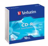 VERBATIM  - CD VERBATIM CD-R 700MB 10ER SC
