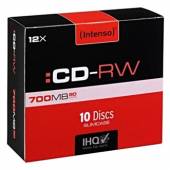 INTENSO  - CD INTENSO CD-RW 12X 10ER SC