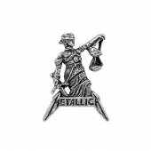  METALLICA JUSTICE FOR ALL PIN BADGE - suprshop.cz