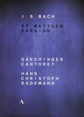 RADEMANN HANS-CHRISTOPH/GAECH  - 2xDVD MATTHAEUS-PASSION BWV 244