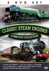 DOCUMENTARY  - 5xDVD CLASSIC STEAM ENGINES:..