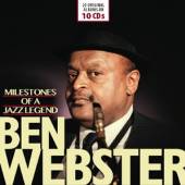 WEBSTER BEN  - 10xCD MILESTONES OF A JAZZLEGEND