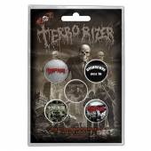  CAUSTIC ATTACK (BUTTON BADGE SET) - suprshop.cz