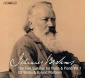 BRAHMS JOHANNES  - CD FIVE SONATAS FOR VIOLIN & PIANO VOL.1