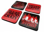  STRANGER THINGS - OFFICIAL COASTER PACK - PHRASES - suprshop.cz