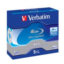 VERBATIM  - CD VERBATIM BLU-RAY BD-R 25GB 5ER