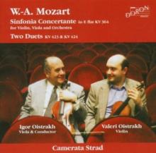 MOZART WOLFGANG AMADEUS  - CD SINFONIA CONCERTANTE/TWO
