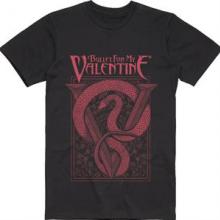 BULLET FOR MY VALENTINE =T-SHI  - DO RED SNAKE -MEN- BLACK -S-