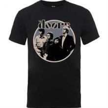 DOORS =T-SHIRT=  - TR CIRCLE -MEN- BLACK -L-