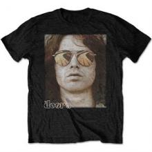 DOORS =T-SHIRT=  - TR JIM FACE -MEN- BLACK -L-