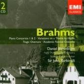 BARENBOIM/WP/POL/BARBIROLLI  - 2xCD BRAHMS: PIANO CONCERTOS NOS 1