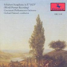 SCHUBERT FREDERIC  - CD SYMPHONY IN E 1825