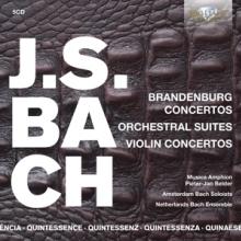 BACH JOHANN SEBASTIAN  - 5xCD BRANDENBURG CONCERTOS/ORC