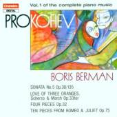 PROKOFIEV SERGEI  - CD PIANO MUSIC 1